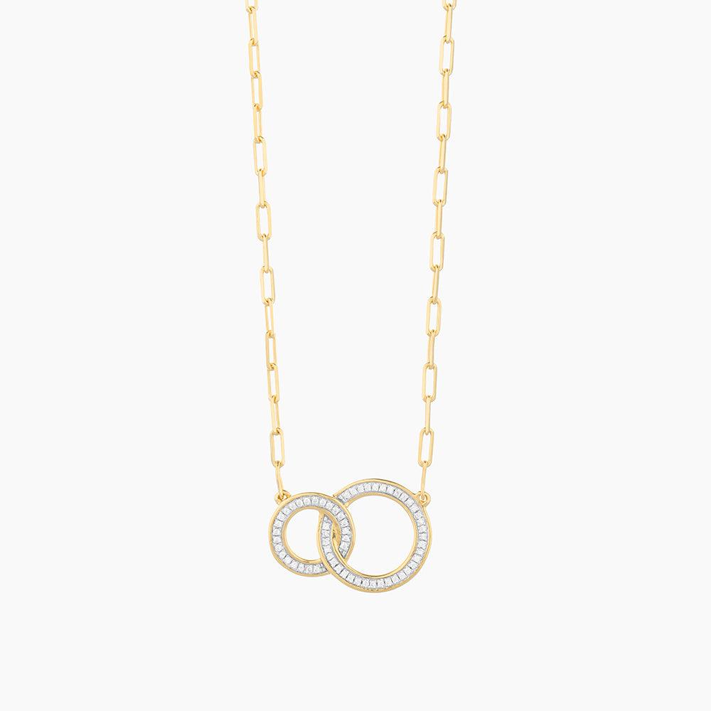 Forever Linked Pendant Necklace in gold by Ella Stein