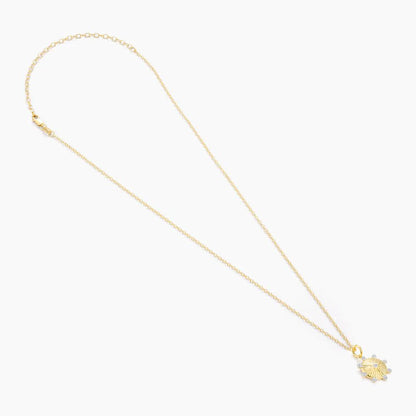 Circle of Life Pendant Necklace in gold by Ella Stein