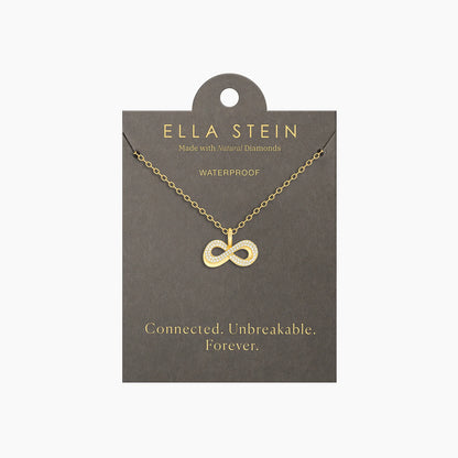 Infinite Trust Pendant Necklace in gold by Ella Stein