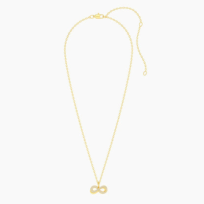 Infinite Trust Pendant Necklace in gold by Ella Stein