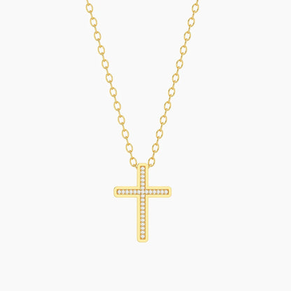 Keep The Faith! Pendant Necklace in gold by Ella Stein