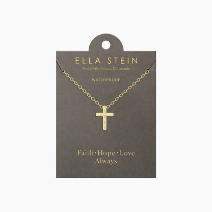 Keep The Faith! Pendant Necklace in gold by Ella Stein