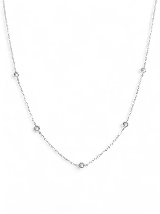 Cavalier Necklace in silver by Farrah B