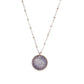 Coin Pendant Necklace in gold/silver by Kenda Kist