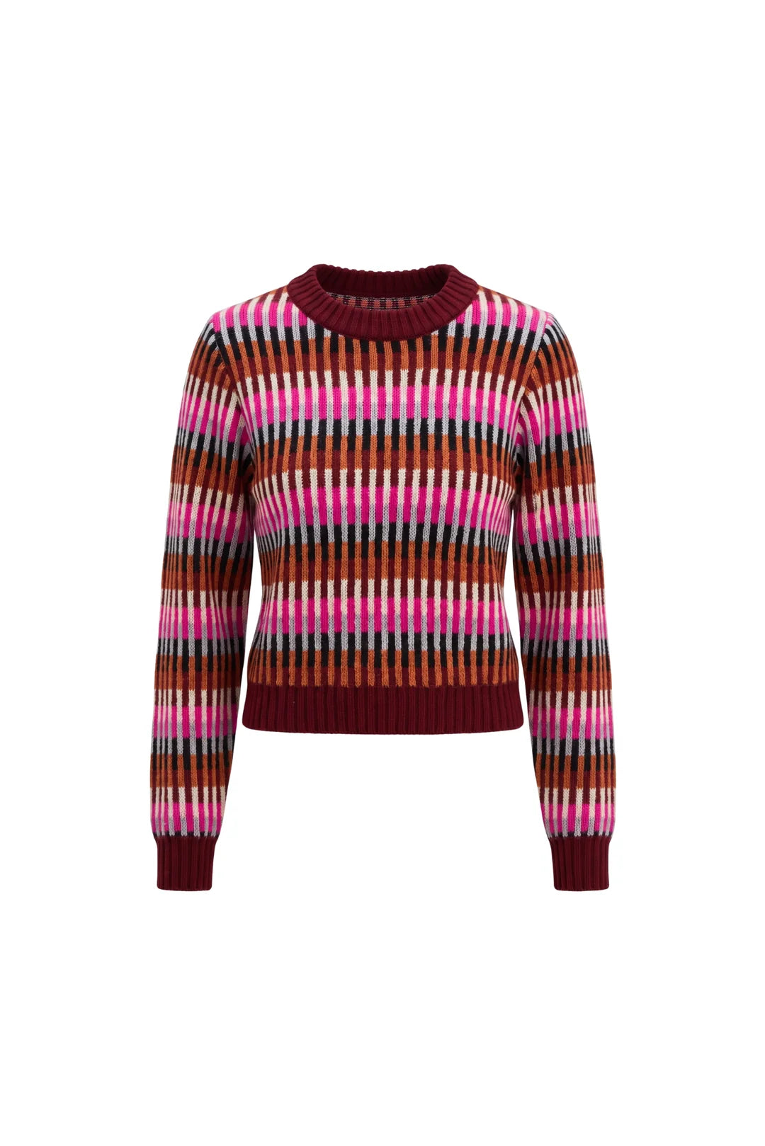 Nora Sweater in pink multi by Allison