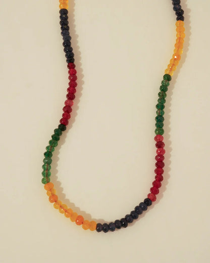 Nea Dark Necklace in gold by Kozakh