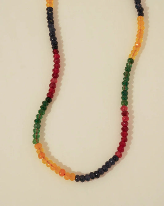 Nea Dark Necklace in gold by Kozakh