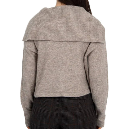 Echo Sailor Neck Cardigan in almond by RD