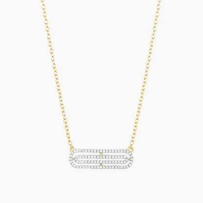 Well Coiled Pendant Necklace in gold by Ella Stein