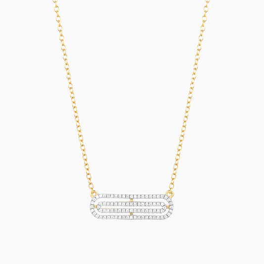 Well Coiled Pendant Necklace in gold by Ella Stein