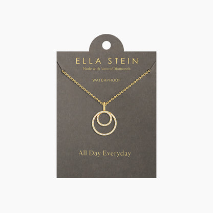 Inner Circle Pendant Necklace in gold by Ella Stein