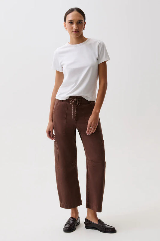 Sabrina Curved Utility Pant in lindt by Pistola