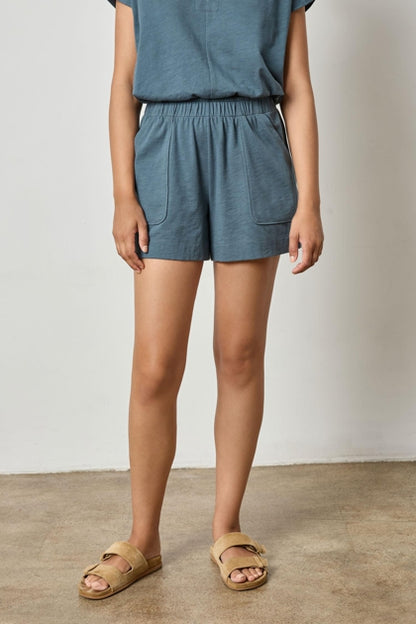 Pull On Pocket Short in dusk by Lilla P