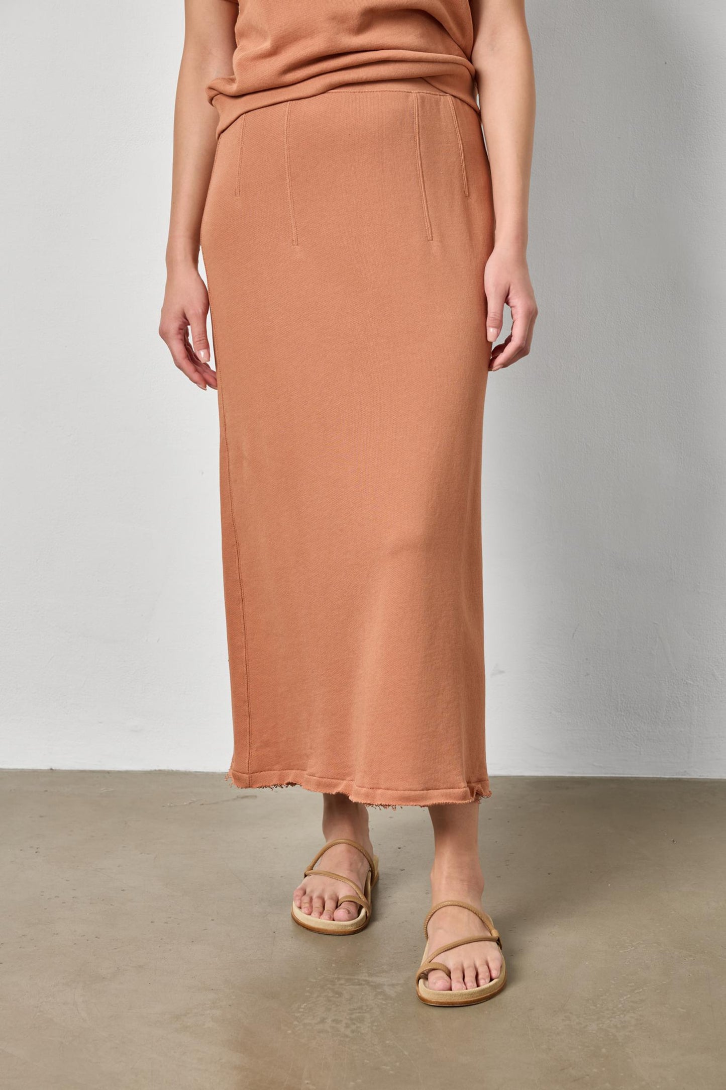 Terry Skirt in carob by Lilla P