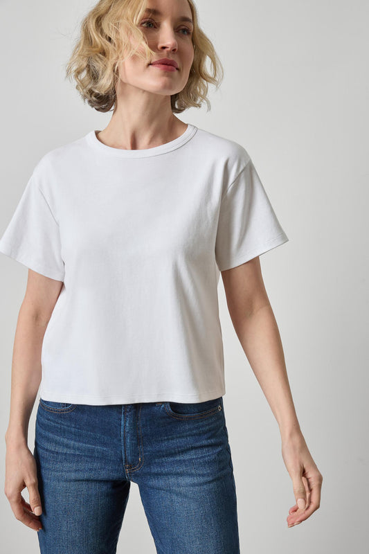 Easy Tee in white by Lilla P