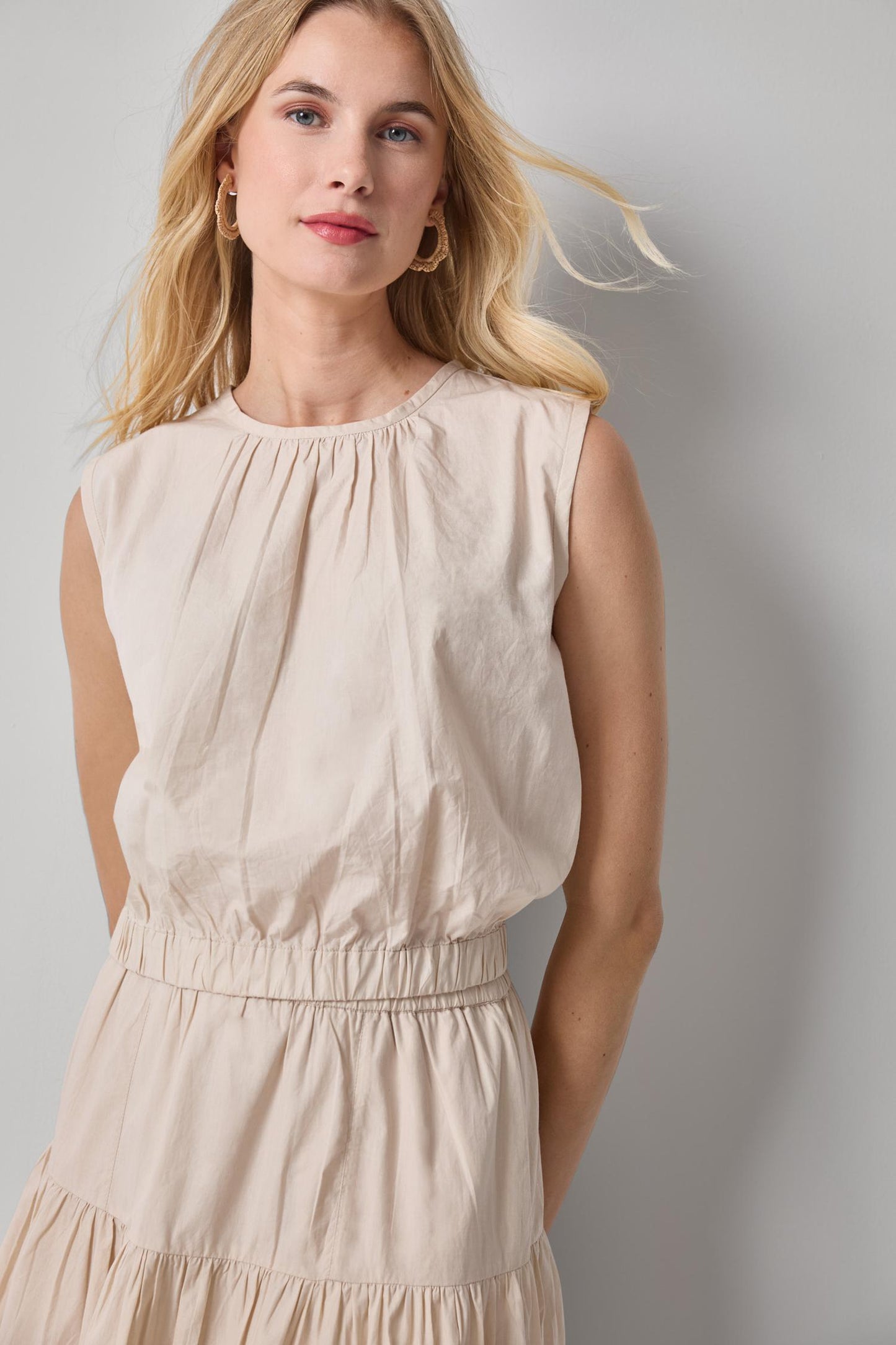 Poplin Shell in bamboo by Lilla P