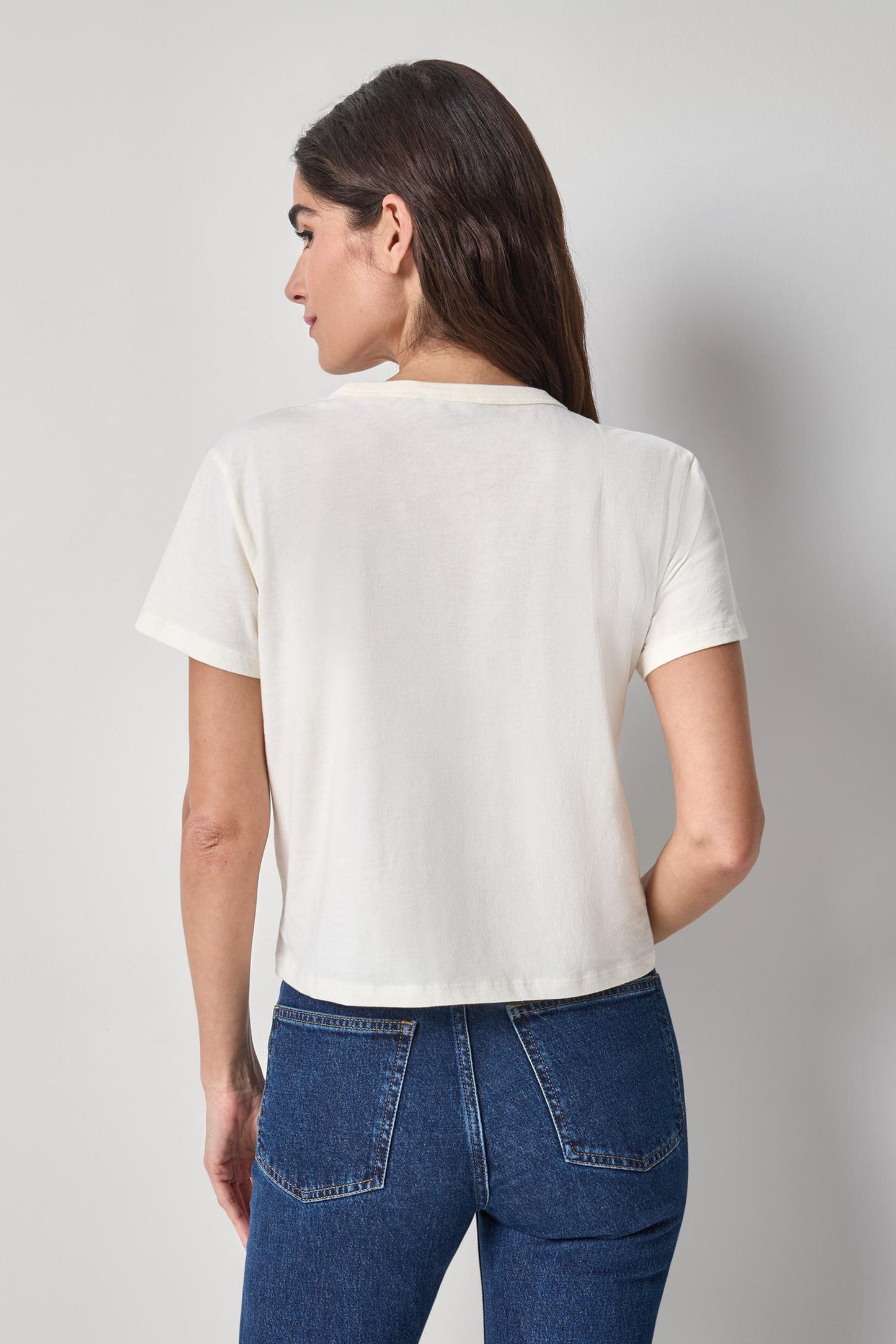 Organic Boxy Tee in rope by Lilla P