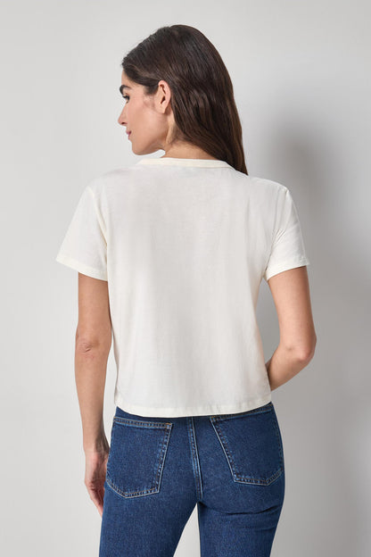 Organic Boxy Tee in rope by Lilla P