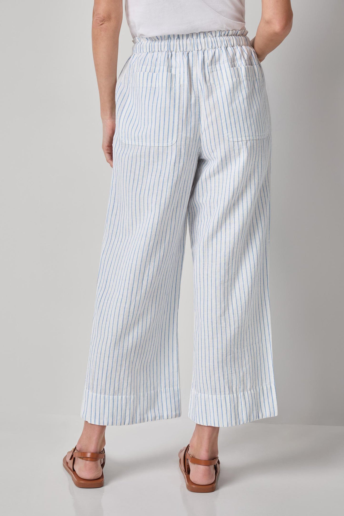 Striped Pant in capri stripe by Lilla P
