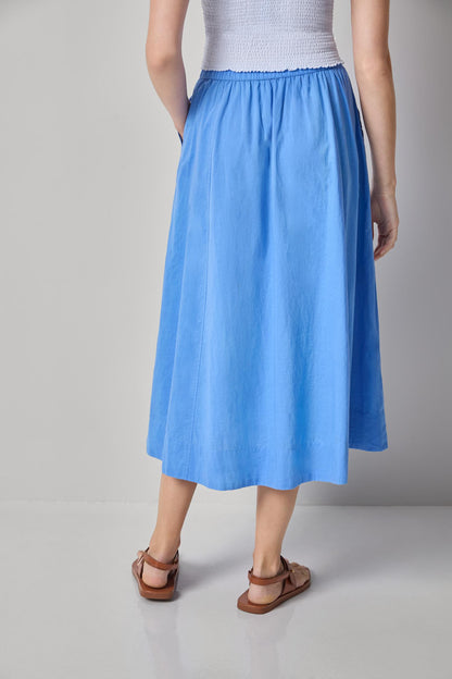 Voile Circle Skirt in ultramarine by Lilla P