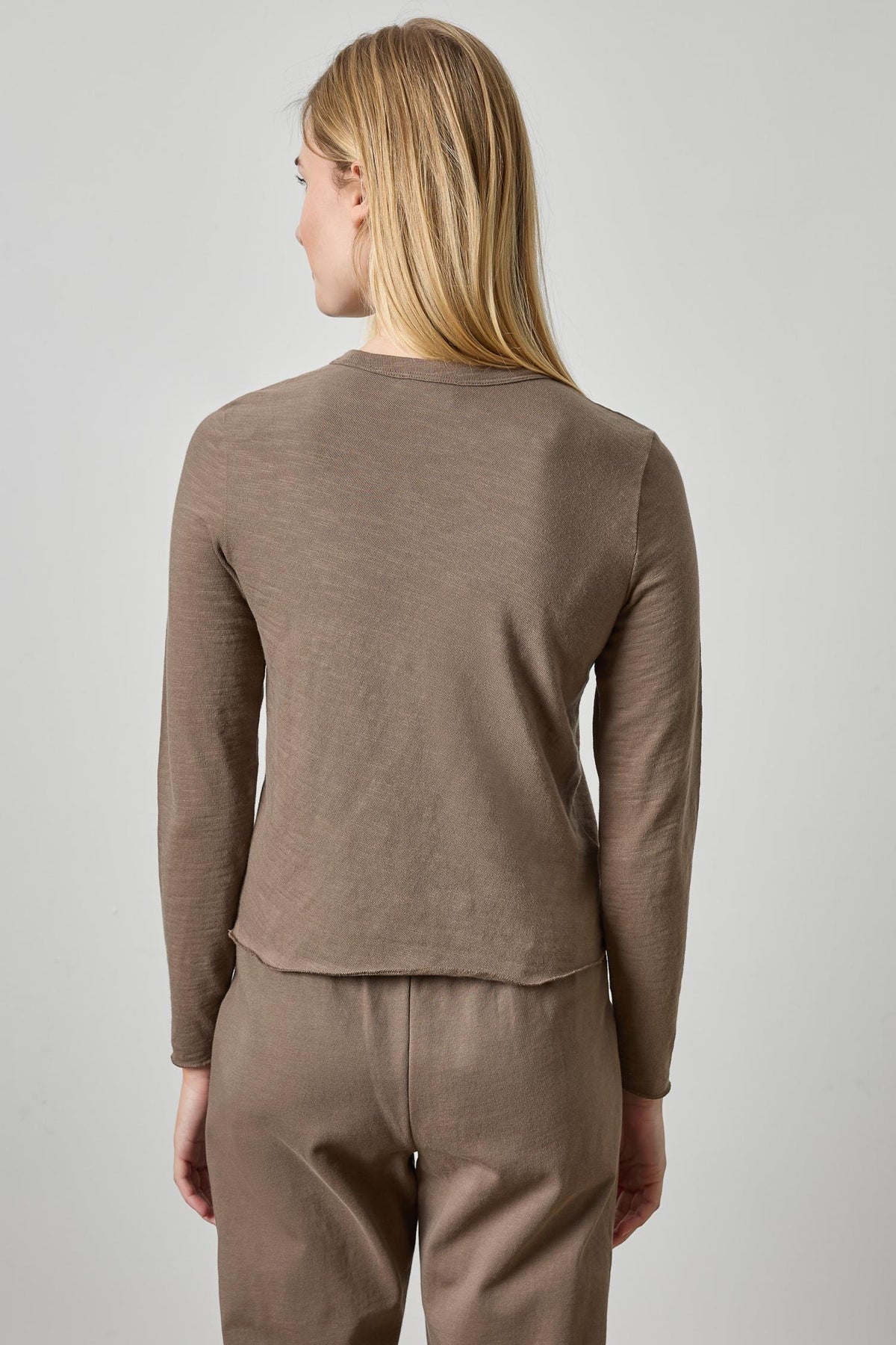 Vintage Bias Tee in shiitake by Lilla P