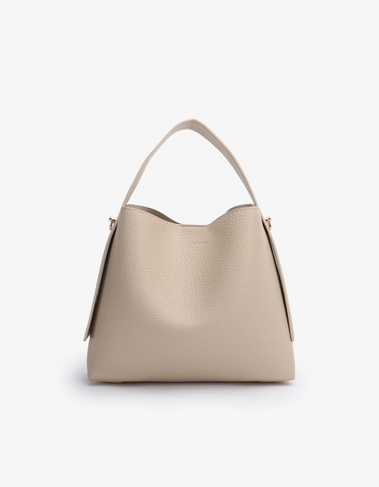 Paloma Shoulder Bag in foundation by Remi & Reid
