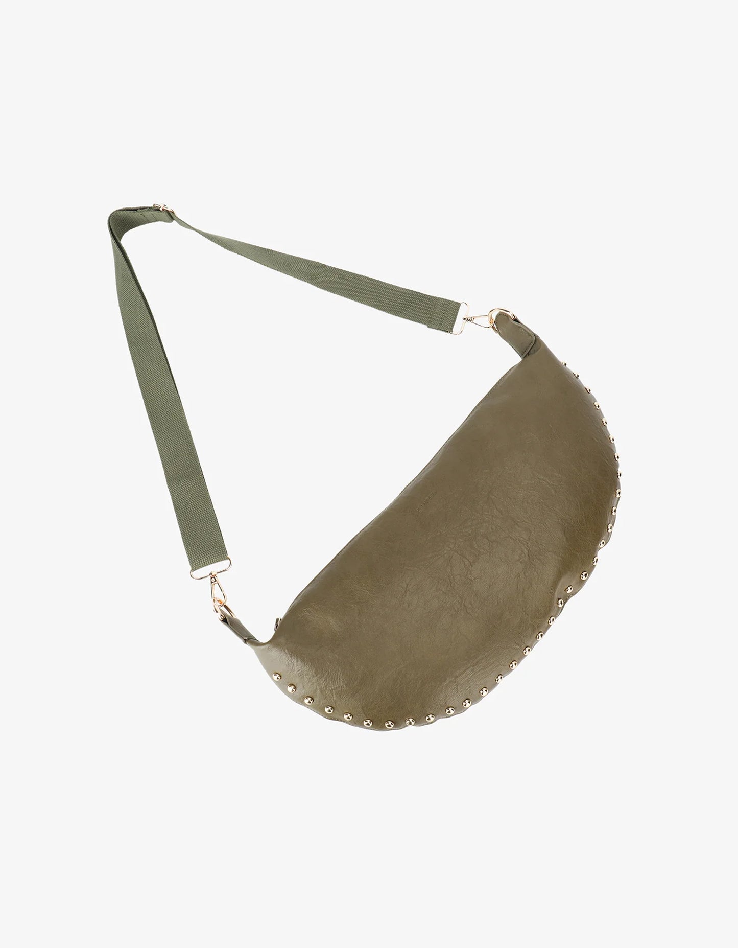 Peppa Studded Bag in olive by Remi & Reid