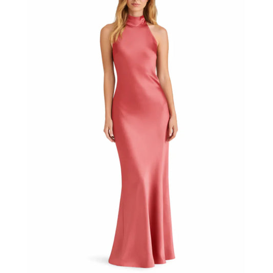 Lara Maxi Dress in dusty mauve by Steve Madden