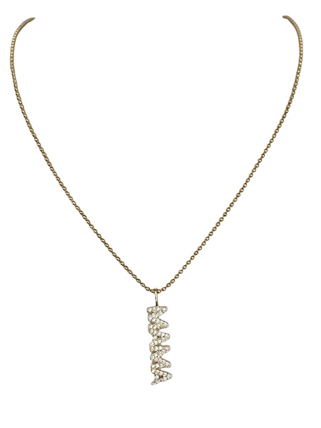 Charm Bar- Bead Ball Chain in gold by Farrah B