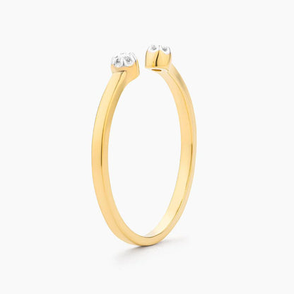 Ara Stackable Ring (size 6) in gold by Ella Stein