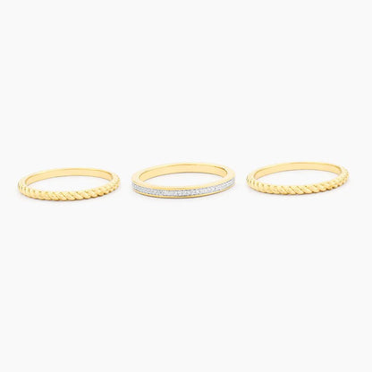 Unite Stackable Ring in gold (size 7) by Ella Stein
