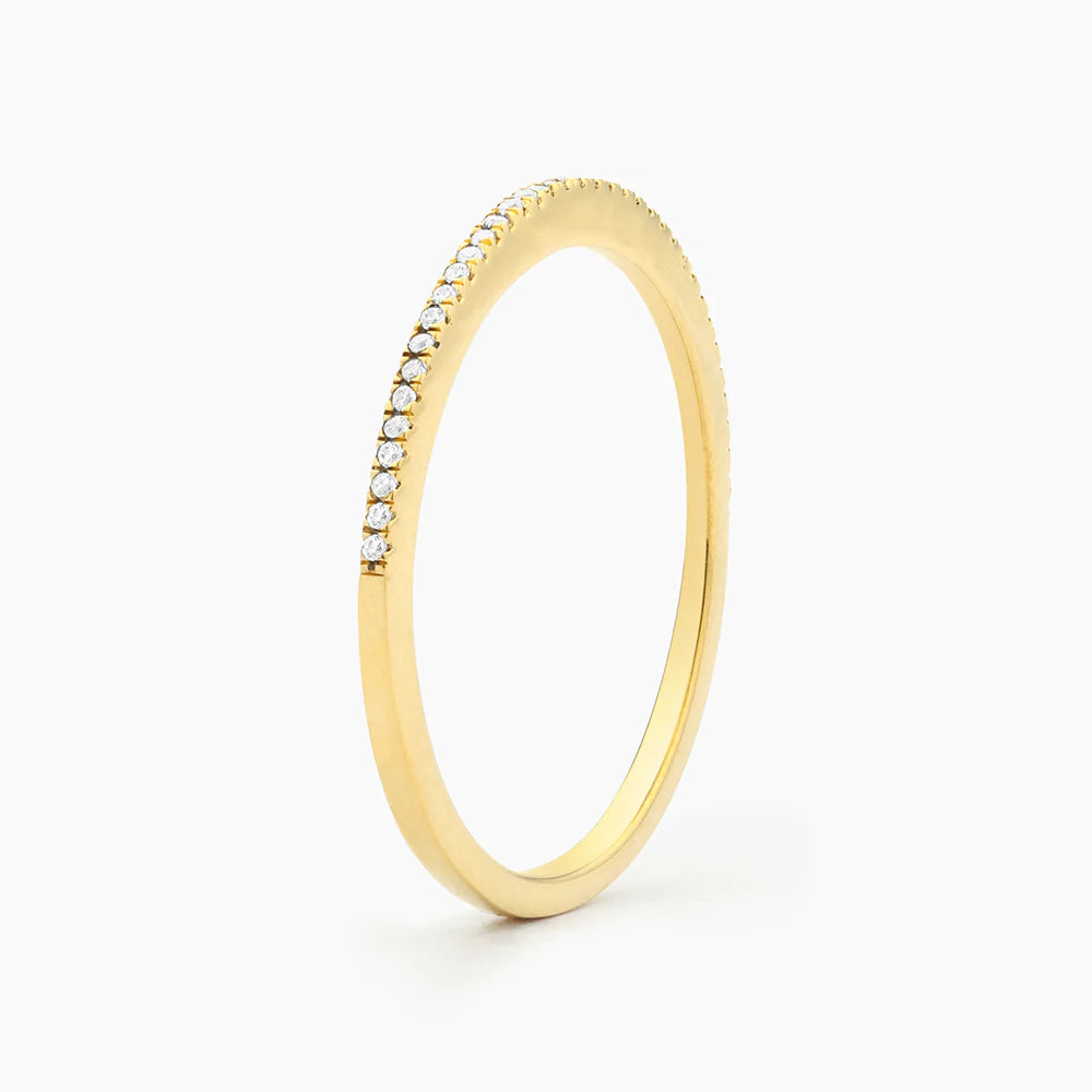 For All Eternity Stackable Ring in gold (size 6.5) by Ella Stein