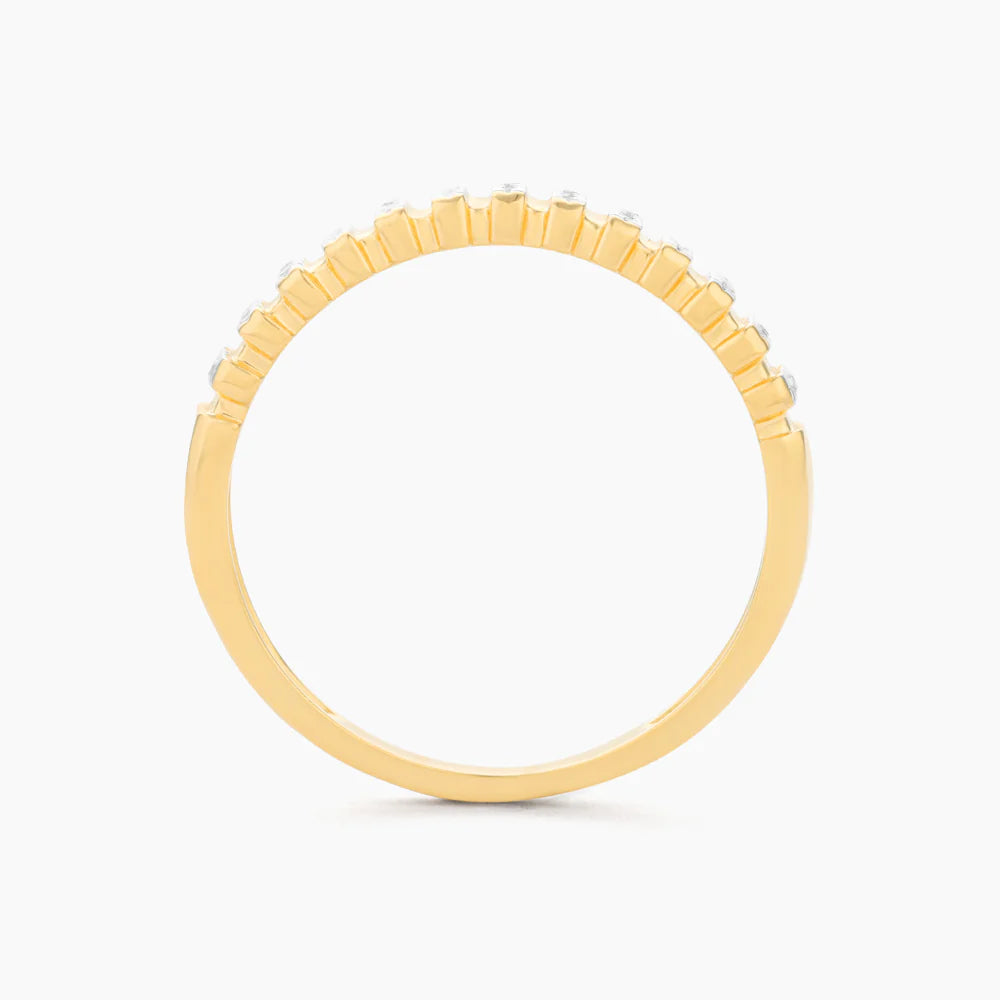 Bridge The Gap Stackable Ring in gold (size 7) by Ella Stein