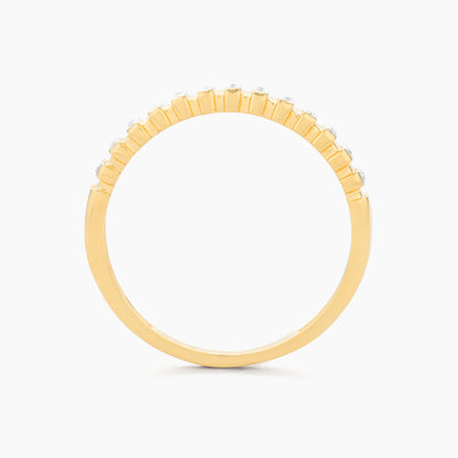 Bridge The Gap Stackable Ring in gold (size 7) by Ella Stein