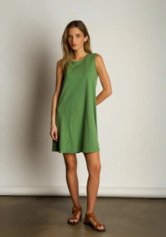 Rae Tank Dress in Palm by Dylan