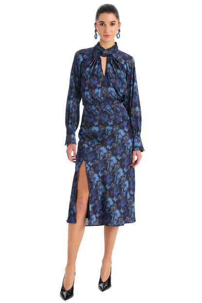 Samantha Blouse in midnight floral by Allison