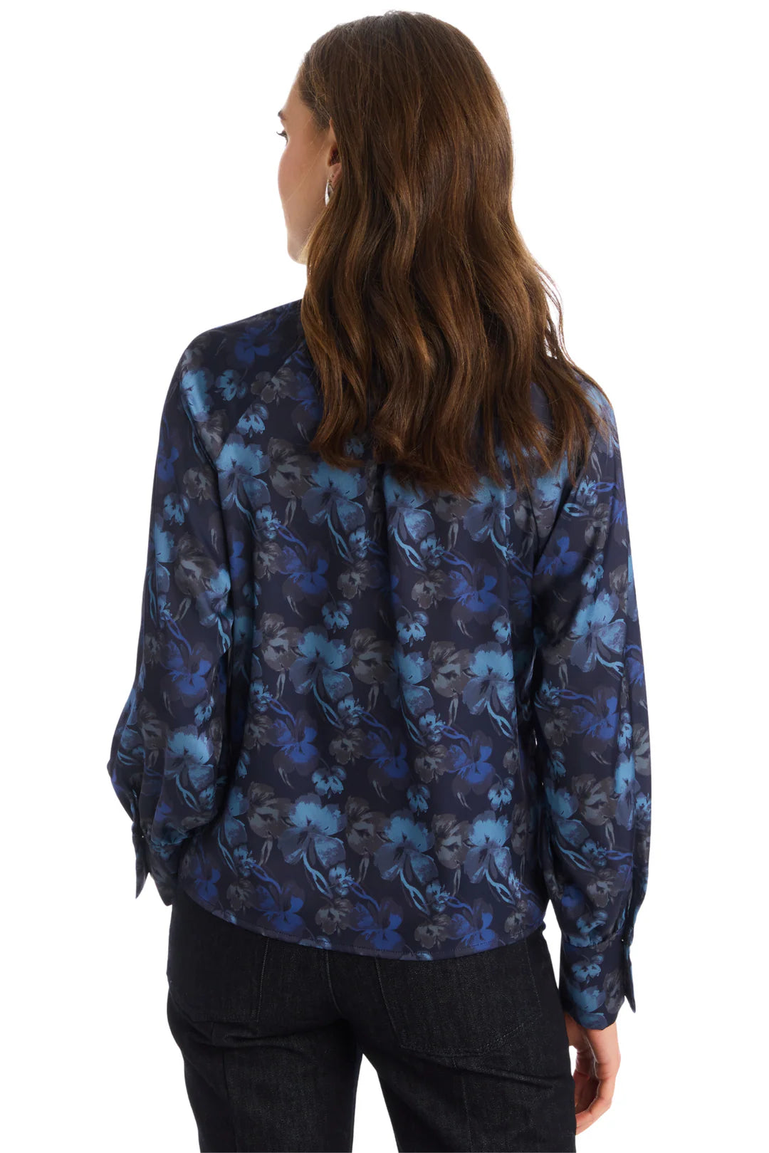 Samantha Blouse in midnight floral by Allison