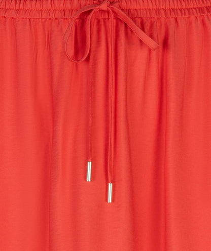 Slub Maxi Skirt in chili red by Esqualo