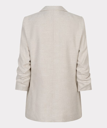 Linen Look Blazer in light sand by Esqualo
