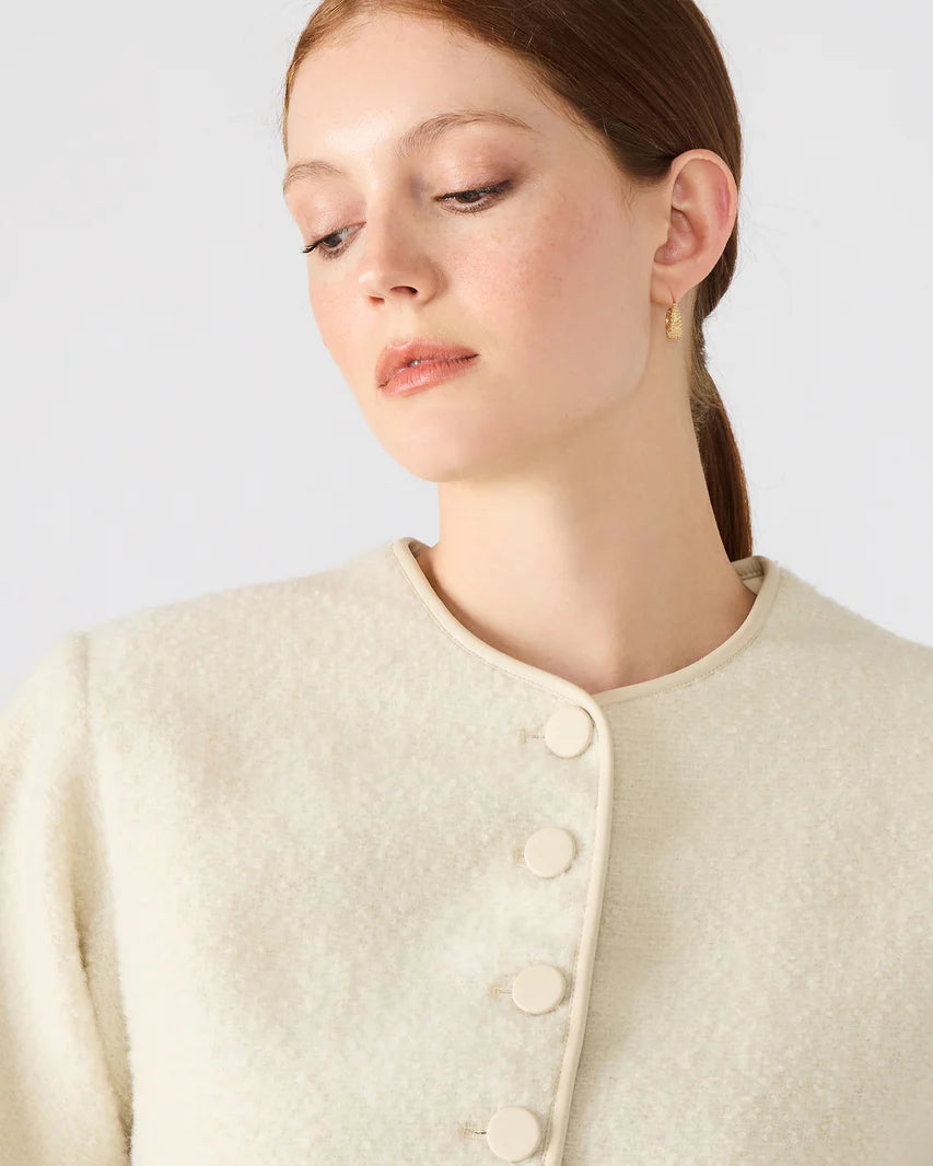 Emili Jacket in cream by Steve Madden