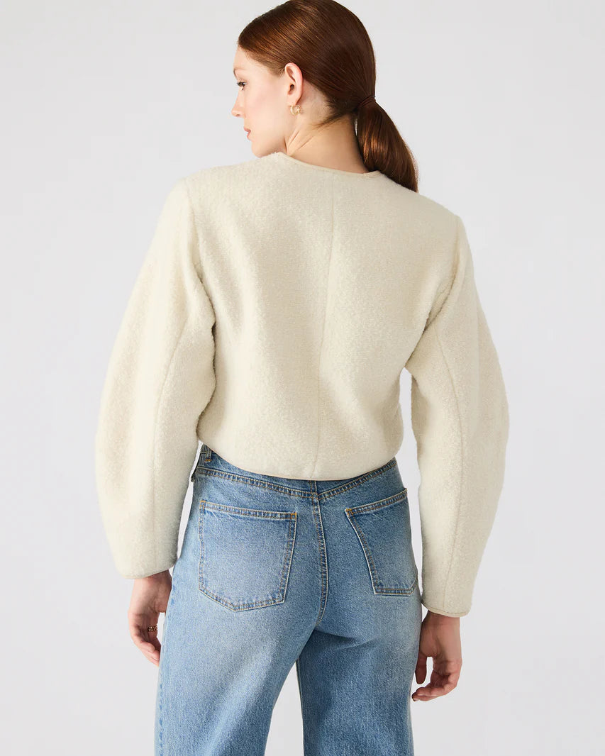 Emili Jacket in cream by Steve Madden