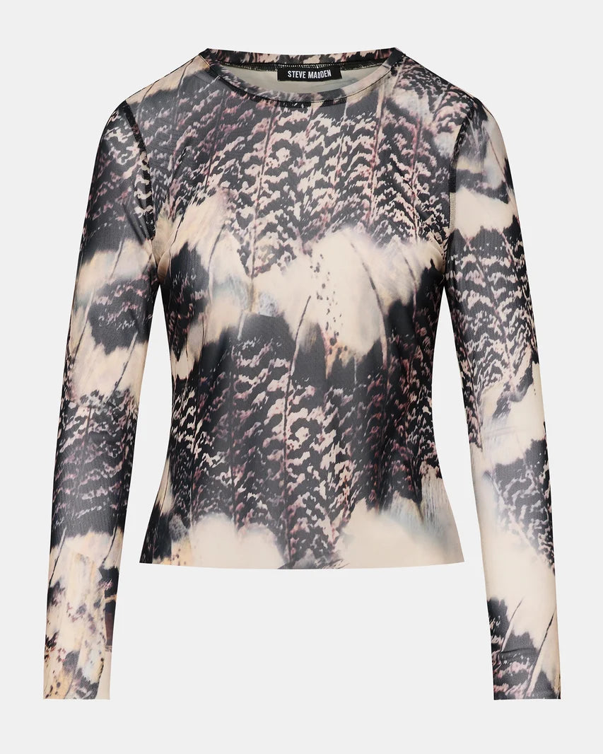Sandy Knit Top in moon shadow by Steve Madden