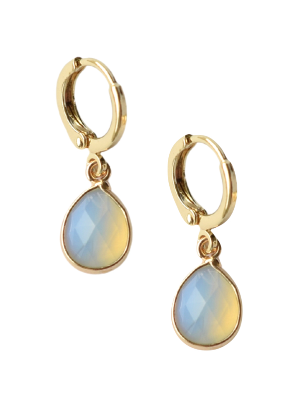 Opalite Huggies in opalite by Farrah B