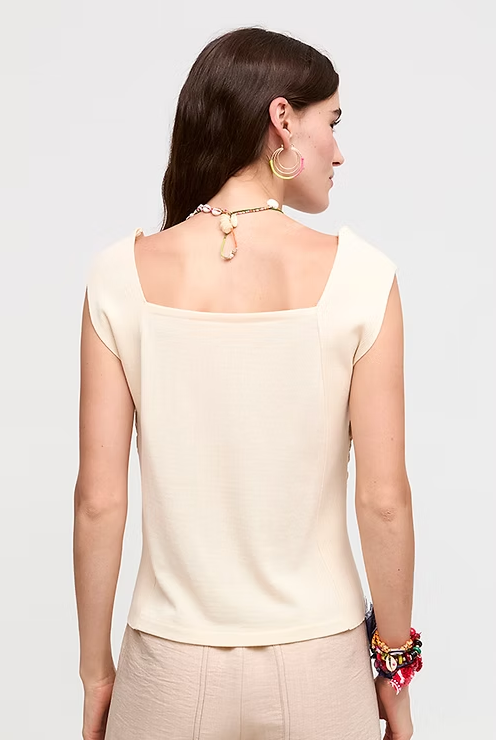 Male Silky Tank in vanilla by Aldo Martins