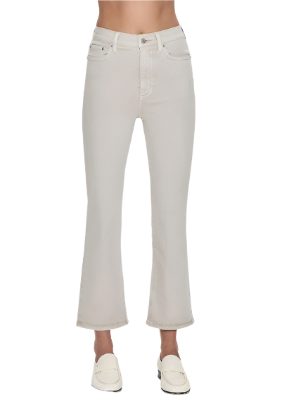 Lennon High Rise Crop Boot in stone by Pistola