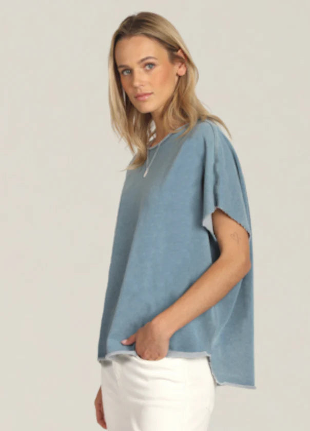 Indigo Caplet in denim by Dylan