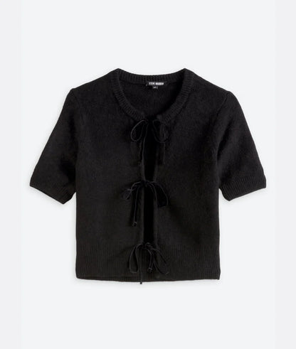 Sereia Cardigan in black by Steve Madden