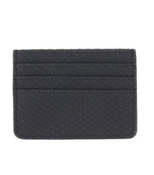 Skinny Credit Card Holder in snake black