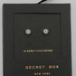 Evil Eye Studs in gold by Secretbox