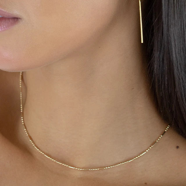 Shape of You Necklace in gold by Splash